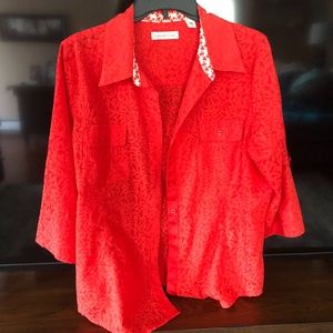 Cold water creek button dow. Blouse